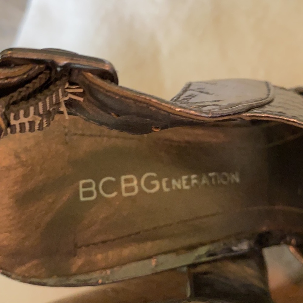 Bcbgeneration Metallic Silver Platform Sandal - image 4